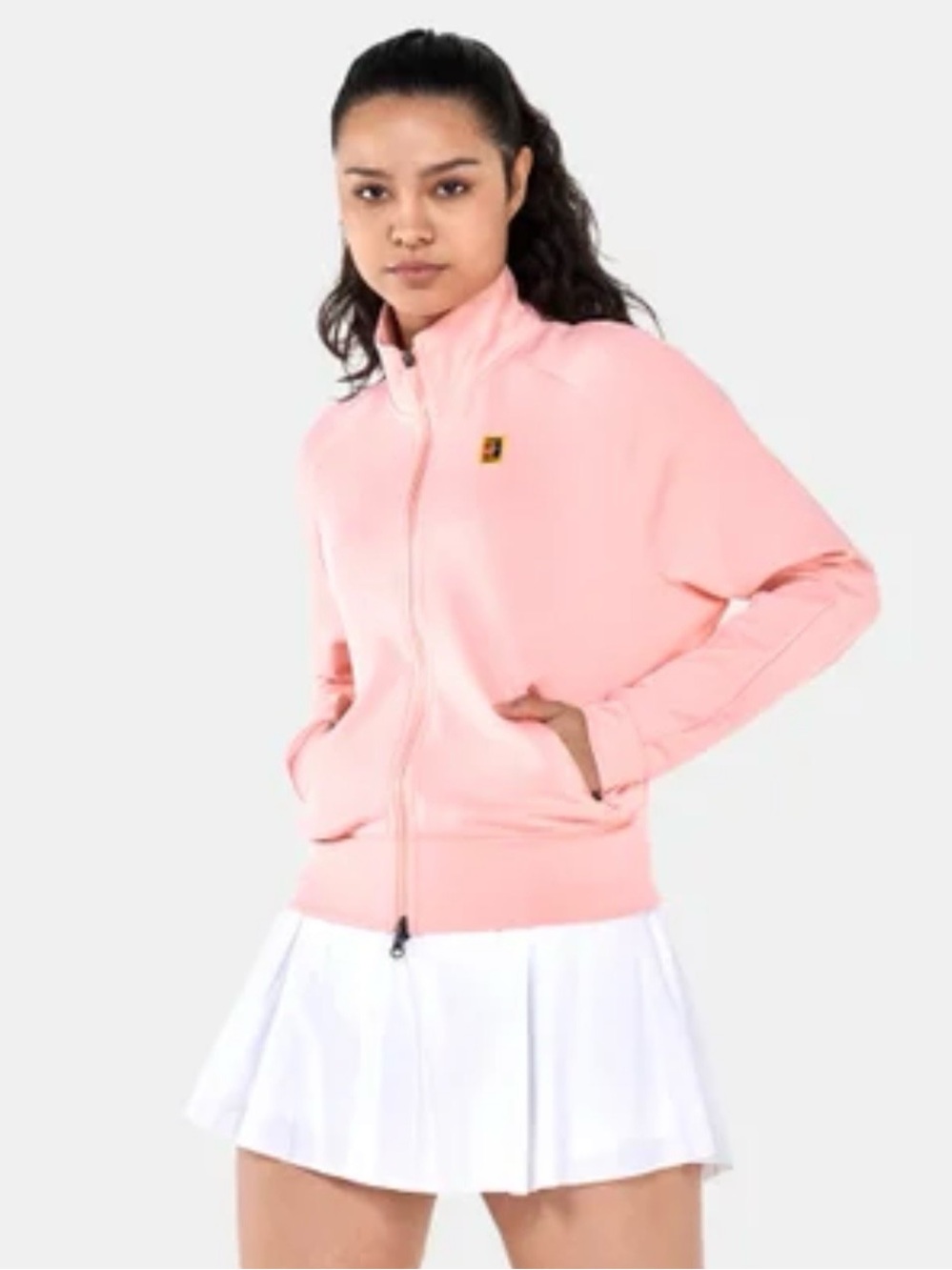 Nike Court Heritage Full Zip Pink Women's Tennis Jacket